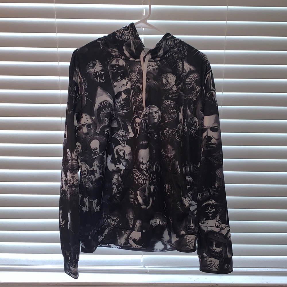 Vintage Horror Themed Hoodie